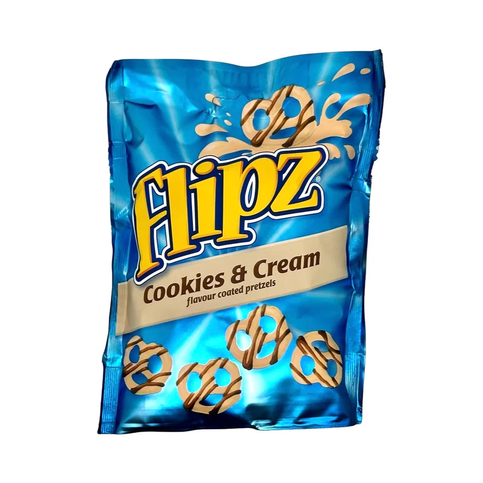 Flipz Cookies & Cream Coated Pretzels 90g 🇺🇸